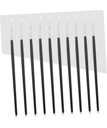 NOLITOY 12 Pcs Eye Liner Brush Bent Liner Brush for Eyes Long Handle Eyeliner Brush Dropshipping 18.1X0.5cmx2pcs As Shownx2pcs - Buy Online on GoSupps.com