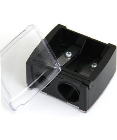 Gcroet Precision Cosmetic Pencil Sharpener for Eyebrow and Eyeliner - 2 Hole Plastic Sharpener - Buy Online on GoSupps.com