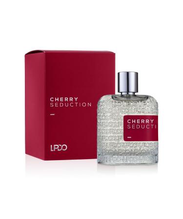 Cherry Seduction EDP Unisex 100ml Perfume - Bold Top Notes of Black Cherry & Almond - Floral Heart Notes of Black Cherry Plum & Rose - Base Notes of Cedarwood and Tonka Bean - Made in Italy 3.4 Fl Oz (Pack of 1) Cherry Seduction