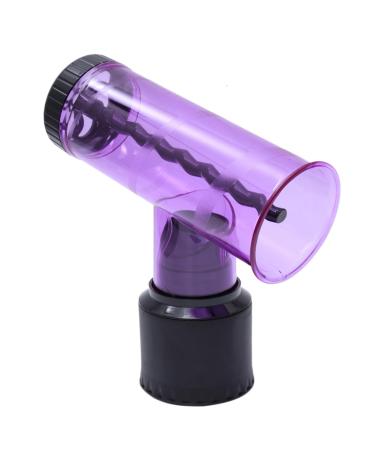 Mikinona Nozzle for Hair Dryer Hair Dryer Nozzle Hair Dryer Connectors Hairdressing Curlers Purple