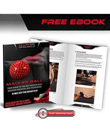 Spiky Massage Ball for Deep Tissue Therapy - Foot Massager for Plantar Fasciitis - Compact Muscle Roller for Body Massage - Buy Online on GoSupps.com