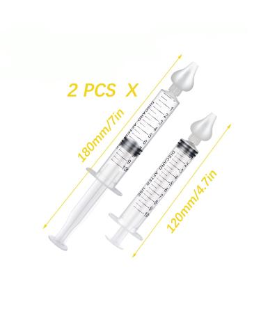 2 Pack Nasal Shower - 10ml Professional Nasal Rinse & Reusable Nasal Rinser | Safe Comfortable Nasal Wash Cleaner for All - Buy Online on GoSupps.com