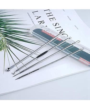 4-Piece Stainless Steel Acne Needle Set | Pimple & Blackhead Remover Tools for Skin Care | Face Pore Cleaner - Buy Online on GoSupps.com