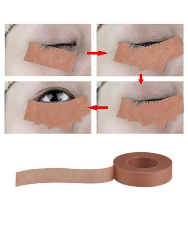 Atomus Eyelash Extension Medical Adhesive Tape - 1.25cm Brown Micropore Paper - 6 Rolls 0.12mm Thickness - Ideal Lash Extension Supply - Buy Online on GoSupps.com