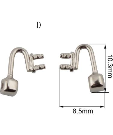 SBTRKT 100 Pieces Metal Glasses Frame Cushion Arms - Premium Glasses Accessories & Nasal Cushion Holder (Color D) for Repair - Buy Online on GoSupps.com