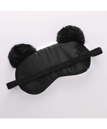 Buy Panda Kids Eye Mask - Comfortable Sleep Mask for Adults & Children | Black Eye Patch & Light Shading | International Shipping - Buy Online on GoSupps.com