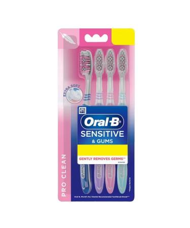 Oral-B Soft Sensitive Whitening Toothbrush - 4 Pieces (Buy 2 get 2 Free)