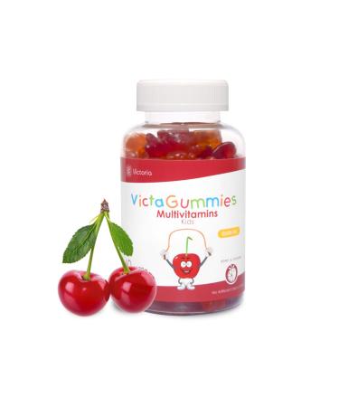 Dr. T Kids Multivitamin Gummies Daily Vitamins for Kids Ages 2+ with A C D E B & Folic Acid Supports Bone Strength Immunity & Overall Health Berry & Orange Flavor 60 Count (1-Pack)