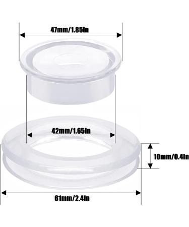 Lot de 2 bouchons et bouchons en silicone transparent de taille standard pour parasol en verre table de patio terrasse cour table de patio de 5 1 cm parasol parasol meubles de patio et - Buy Online on GoSupps.com