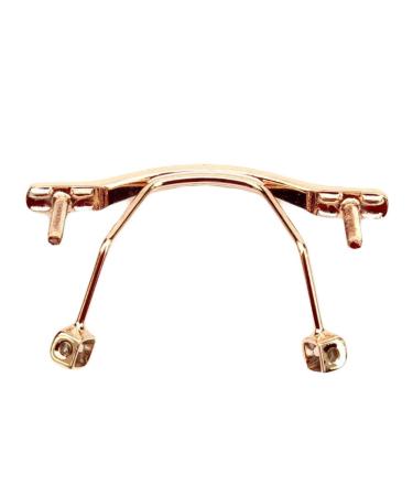 Eyeglass nose pads 1 piece metal rimless glasses nose bridge replacement nose bridge gold