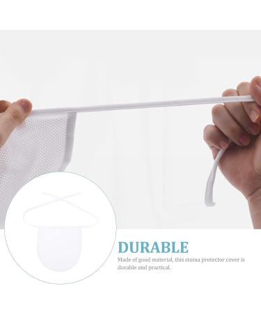 EXCEART 2pcs Neck Stoma Protector Guards - Breathable Cotton Dressing Shield for Laryngectomy & Tracheostomy - Buy Online on GoSupps.com