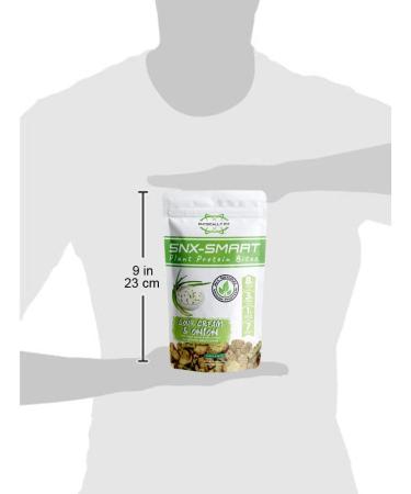 Barn Dad Nutrition SNXSmart Crispy Plant Protein Bites - Sour Cream Onion Flavor - 56g Protein - 7 Servings - 6.6oz Bag - Buy Online on GoSupps.com
