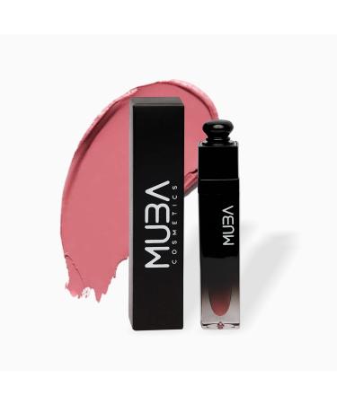 MUBA COSMETICS Liquid Lipstick - 24 Hour Waterproof Long Lasting  None- Transferable & High-Pigment Lip Makeup  Lipstick for Women - Liquid Lipsticks  Perfect Beauty Gifts (Bite Me)