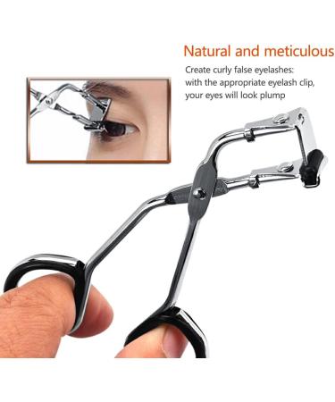 lmoikesz 2 Pieces Eyelash Curlers Stainless Steel Lash Curler Beauty Accessories Tool with Silicone Pads for Women Adults - Buy Online on GoSupps.com