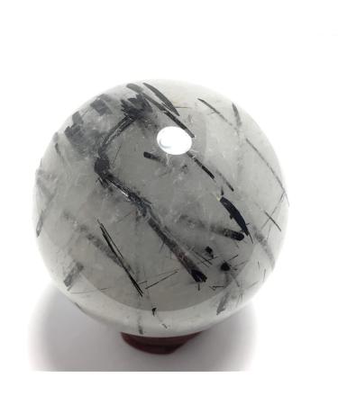 Beautiful Natural Black Tourmaline Crystal Ball Gemstones are for Home Decoration Reiki StonesCrystal Stone Natural Luster