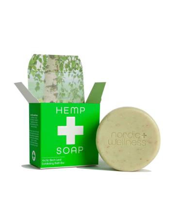 Kalastyle Nordic+Wellness Hemp Soap - Artic Birch Leaf Exfoliating Bath Bar | 4 oz Natural Skincare - Buy Online on GoSupps.com