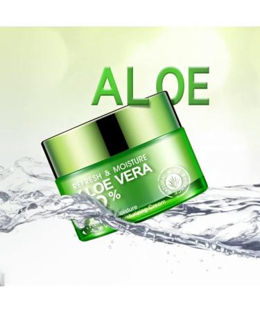 BIOAQUA 92% Aloe Vera Refresh Cream - Natural Moisturizer for Soft Smooth Skin - 50g - Buy Online on GoSupps.com