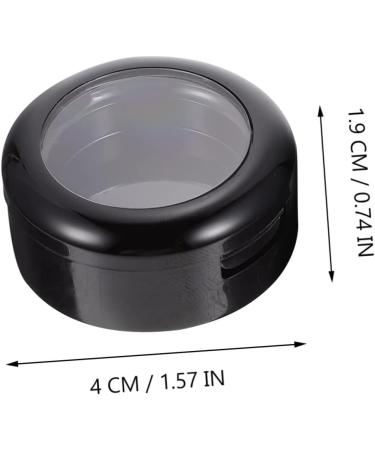 NOLITOY 40 Pcs Empty Eye Shadow Box Makeup Eyeshadow Empty Eyeshadow Pallet Gram Jar Make up Abs Travel Vial 4.1x3.8cmx5pcs Blackx5pcs - Buy Online on GoSupps.com