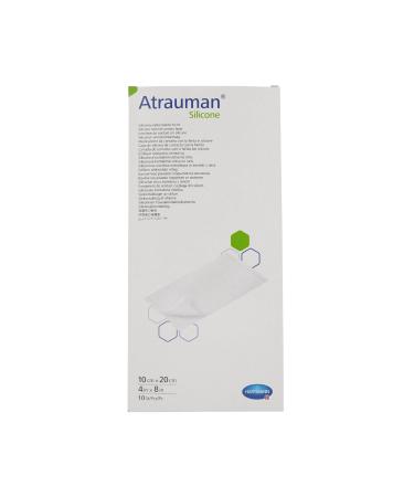 ATRAUMAN Silicone sterile 10x20 cm compresses