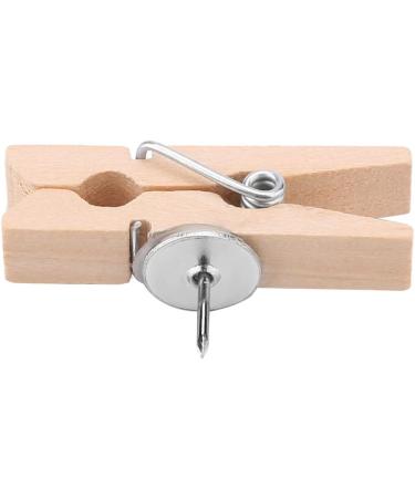 50 Pieces 35x7mm Wooden Clips - Decorative Handicraft Clamps for Photos & Clothing - Unique Rustic Style - Buy Online on GoSupps.com