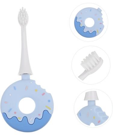 FOYTOKI Children's Toothbrush - Portable Silica Gel Cleaning Brush for Kids - 1 Pack - Blue - Buy Online on GoSupps.com