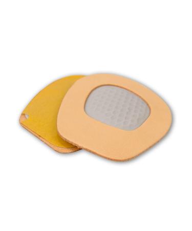 Tacco Taccolette Metatarsal Pad midfoot cushion - non -slip midfoot upholstered pads insoles for toe -free fashion shoes - soft real leather bale cushion - ideal for high heels