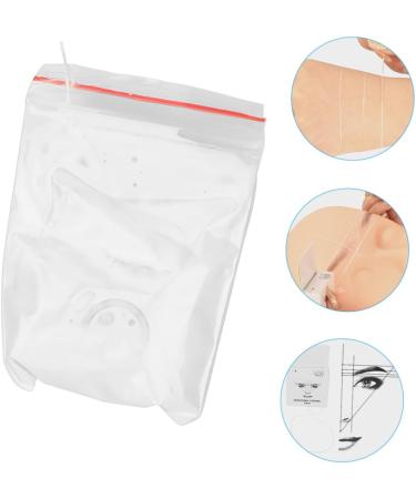 PLAFOPE Premium Eyebrow Corrector Eye Brow Corrector Brow Map Line Eyebrow Mapper Tool Ink White 4.6x1.8x7.5cm White - Buy Online on GoSupps.com