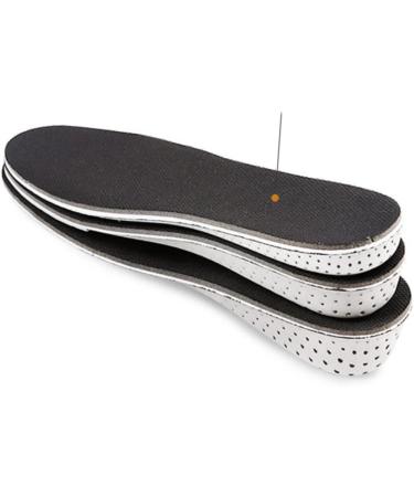 NOLITOY Height Increase Inserts - Invisible Lifting Insoles for Men | Comfortable Full Pad Shoe Lift Inserts - Size 3 Net Black - Buy Online on GoSupps.com