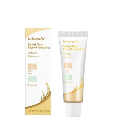 SUN Protect & Moisture Sun Lotion Cream with Rice Probiotics Sunscreen Spf 50+ Sunscreen with Rice Extracts