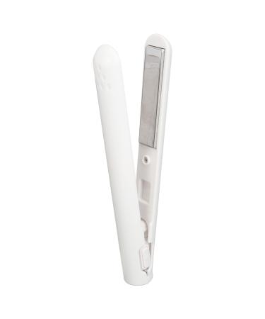 Hair Straightener Flat Iron Hair Straightener Hair Straightener Even Heating Constant Temperature Portable Hair Straightening Flat Iron for Hair Bangs (White)