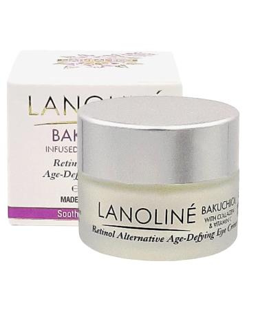 Lanoline Bakuchiol Infused with Vitamin C Age Defying Eye Cream Retinol Alternative 1.05 oz
