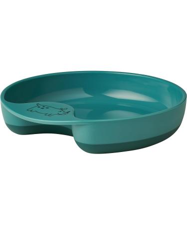 Mepal Toddler Learning Plate - BPA Free & Dishwasher Safe Children's Dishes in Deep Turquoise | International Shipping Available - Buy Online on GoSupps.com