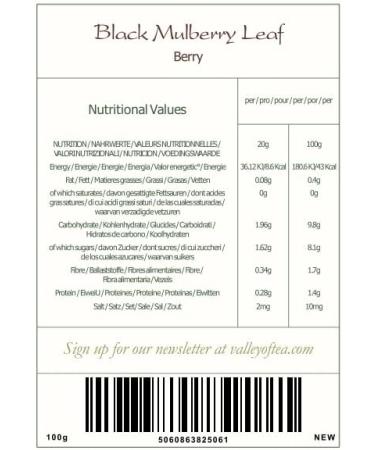 Black Mulberry Leaf Organic Quality - Buy Online on GoSupps.com