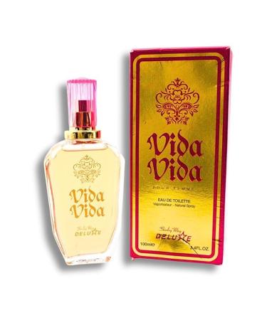 VIDA VIDA POUR FEMME EAU DE TOILETTE 3.4 FL. OZ. Floral Fruity Gourmand fragrance for women.