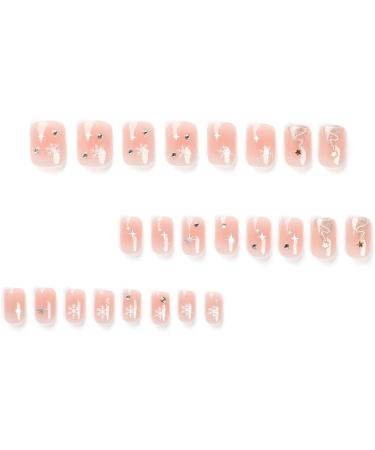 FEIlei Christmas Nail Art Press on Easy to Apply Short Nails Festive Designs for Holiday Season - Buy Online on GoSupps.com