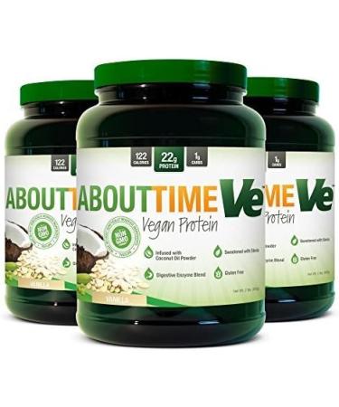 Buy About Time Natural Vegan Protein Chocolate 2lb - 24g Plant-Based Protein Non-GMO Gluten-Free Dairy-Free 32 Servings - International Shipping Available - Buy Online on GoSupps.com