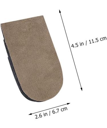 NOLITOY 4 Pairs Heightening Half Pad Heel Lift Inserts - Unisex Cushions & Insoles for Shoes - Invisible Height Increase for Men & Women - EVA Damping Floor Mat - Buy Online on GoSupps.com