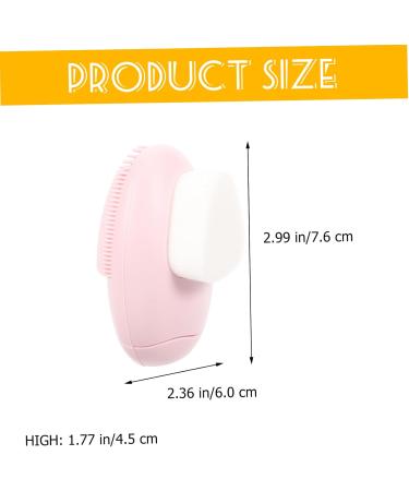 DRESSOOS Facial Cleaning Brush Pink Makeup Double Sided Makeup Silicone Makeup Brush Silicone Cleaning Brush Soft Bristle Cleaning Brush Facial Scrubber Brush Miss - Buy Online on GoSupps.com