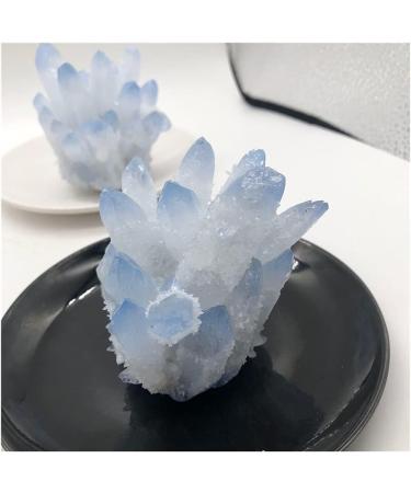 1pc Natural Blue Crystals Quartz Cluster Freeform Reiki Stones Room Home Office Aquarium Decoration Accessories Gemstone Home Decoration (Size : 460-560g) - Buy Online on GoSupps.com