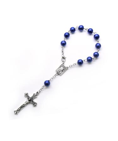 Southjieling rosary baptismal gift 11 pearls finger rose wreaths wedding party guest gift baptism rosary finger baptism rosaries