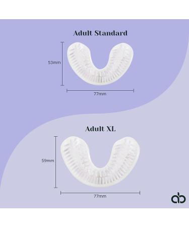 AutoBrush Double Sided U Shaped Nylon Brush Head Replacements - Adults and Kids Sizes (Kids  Ages 6-8) Kids Ages 6-8 - Buy Online on GoSupps.com