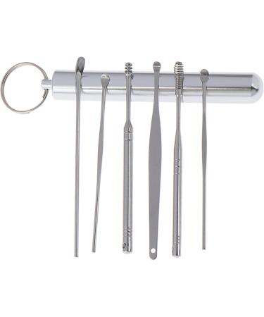 2Sets Stainless Steel Spiral Ear Pick Spoon Ear Wax Removal Cleaner Multifunction Portable Ear Pick Ear Care Beauty Tools - Buy Online on GoSupps.com