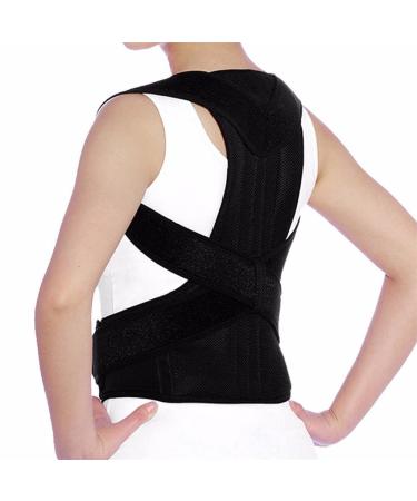 Back Posture Corrector Adult Shoulder Lumbar Brace Health Care Support Corset Back Belt A Large