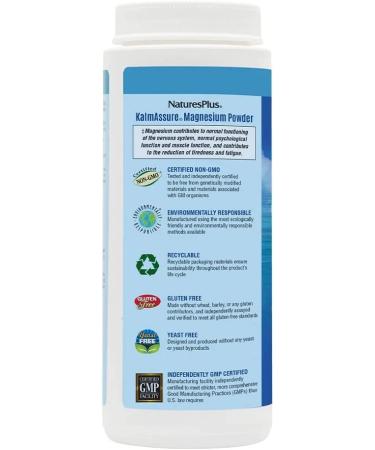 Nature's Plus Kalmassure Magnesium Powder - Refreshing Pink Lemonade 400 mg, 0.90 lb (408 g) â€“ Natural Relaxation & Wellness - Buy Online on GoSupps.com