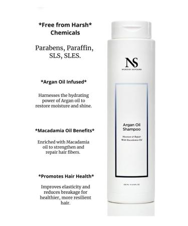 Nunzio Saviano Argan Oil Shampoo - Nourishing & Hydrating Hair Care | International Shipping Available - Buy Online on GoSupps.com