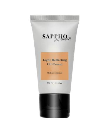 SAPPHO New Paradigm - Organic Light Reflecting CC Cream | Clean  Vegan  Cruelty-Free Makeup (3 - Medium)