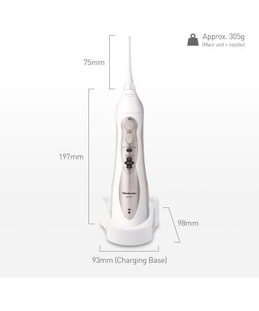 Panasonic EW1411 Rechargeable Oral Irrigator Water Flosser | 4 Jet Modes, Cordless & UK 2 Pin Plug - Buy Online on GoSupps.com