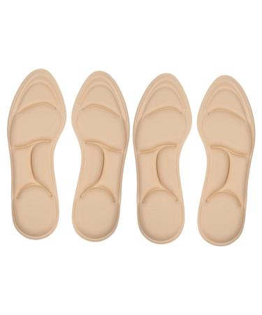 FOMIYES 2pcs Shoes Inserts for Women Arch Support Shoe Insert Shoe Pads Shoe Filler Exercise Shoe Inserts Shoe Insoles Orthotic Insoles High Arch Support Insoles Massage Insoles Sponge 5d