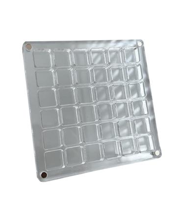 ARVALOLET Acrylic Organizer with Magnetic Closure 36/64/100 Grids for Stones Beads and Nail Jewelry 36grids