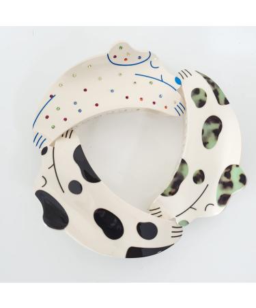 Sleep Dog Cellulose Acetate Big Claw Clips for Women - Mixset - Buy Online on GoSupps.com